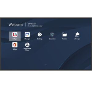 ViewSonic CDE4314-2C,43' 4K Commercial Display,Quad-Core SoC with 4GB RAM,USB Playback with Signal Failover,500-nit Brightness,ProAV integration