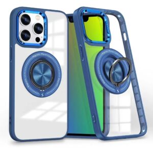 USP Apple iPhone 17 Pro (6.3') MagSafe Case with Ring Holder Dark Blue - Silicone Bumper, Drop Resistance, Scratch Protection, Durable, 3 YearWarranty