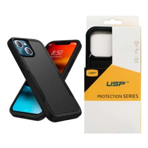 USP Apple iPhone 17 Pro (6.3')  Armor Light Case Black - Two Tough Layers, No Slip Grippy Edges, DropProof, Slim, 3 Years Warranty