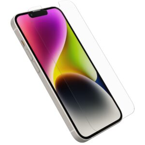 OtterBox Premium Glass Antimicrobial Apple iPhone 16e / iPhone 14/ iPhone 13 Pro/ iPhone 13 (6.1') Screen Protector Clear-(77-96629),2 Years Warranty