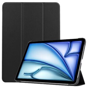 USP Apple iPad Air (13') (M2/M3) (7th/6th Gen) / iPad Pro (12.9') (6th/5th/4th/2nd/3rd Gen)Folio Case Black- Slim, Drop Protection, 3 Years Warranty