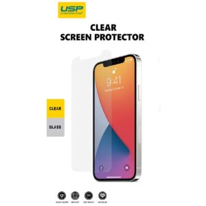 USP Apple iPhone 14 Pro Max Tempered Glass Screen Protector : Full Coverage, 9H Hardness, Bubble-free, Anti-fingerprint, 3 Years Warranty