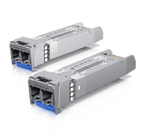 Ubiquiti UniFi 2 Pack (Orgional UI Pack), 10 Gbps Single-Mode Optical Module,Single-mode, Fiber Transceiver, Duplex LC Connect, Up to 10 km