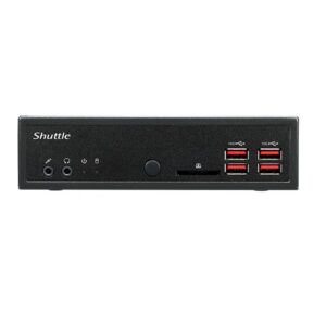 Shuttle DH32U XPC Slim, Intel Tiger lake-U Pentium 7505, 2xDDR4, 2.5' HDD/SSD Bay, 2x Intel i211, 1x RS232, HDMI, 90W, VESA Mount