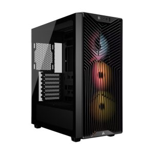 Corsair 3200D RS ARGB Mid-Tower PC Case, Black