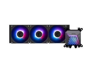 MSI MAG CORELIQUID A15 360, 3 fans, Rifle Bearing, 500~2050 ± 150 RPM, AM5 / AM4, 71.23 x 69.47 x 75.05 mm 3y warranty