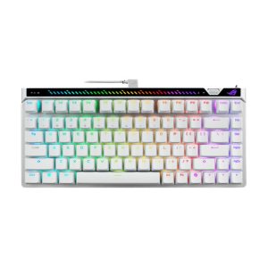 ASUS M705 ROG Falchion Ace 75 HE Gaming Keyboard - WHITE, HFXV2Magnetic, USB2.0TypeC, 75%,8000Hz, 0.125ms, Windows10/11, GearLink