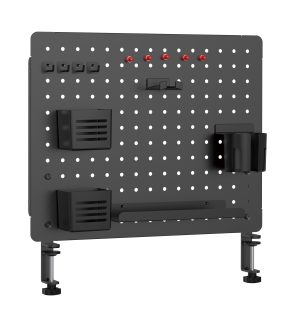 Brateck Desktop Storage Bracket, Clamp Mounting Design: firmly attaches to the table, providing great stability (LS)