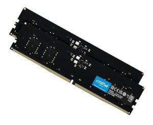 Crucial 64GB (2x32GB) DDR5 UDIMM 5600MHz CL46 Desktop PC Memory