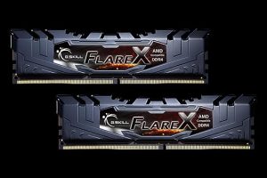 G.SKILL F4-3200C16D-16GFX 16GB (2 x 8GB)/ PC4-25600 / DDR4 3200 Mhz/ Timings 16-18-18-38/ Voltage 1.35V/ Flare X