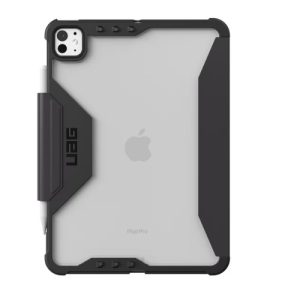 UAG Plyo LT Apple iPad Pro (11') (5th Gen) Folio Case - Ice/Black (124499114043), Precise-fit, Built-in kickstand, Pencil Holder, 10 Years Warranty