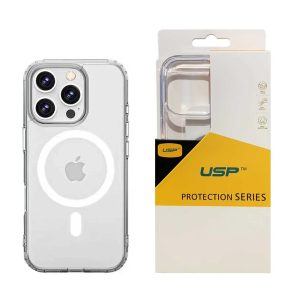 USP Apple iPhone 17 Pro (6.3') Clear Rock Shockproof Case with MagSafe -  Ultra-Thin, Lightweight, Non-Slip, Strong, 10 Years Warranty