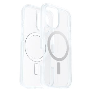 OtterBox React MagSafe Apple iPhone 16 Pro Max (6.9') Case Clear - (77-96261),DROP+ Military Standard,Hard Case with Soft Grip Edges,7 Years Warranty