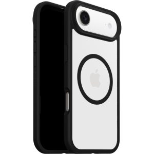 OtterBox React MagSafe Apple iPhone Air (6.5') Case Black Crystal (Clear/Black) - (77-98611)),DROP+ Military Standard,Raised Edges,7 Years Warranty