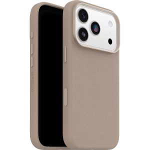 OtterBox Symmetry Cactus Leather MagSafe Apple iPhone 17 Pro Max (6.9') Case Grey Comfort - (77-99073), DROP+ 3X Military Standard, 7 Years Warranty