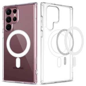 USP Samsung Galaxy S26 Ultra 5G (6.9') Magsafe Hard Crystal Clear Case - TPU Backplate, Rubberized Border , Scratch Resistant , 3 Years Warranty