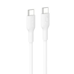Belkin BoostCharge Pro Braided USB-C to USB-C Cable (1M) - Black (CAB004bt1MBK), 3A/60W, 480Mbps, 30K+ Bends, Apple,USB-IF Certified, 2 Years Warranty