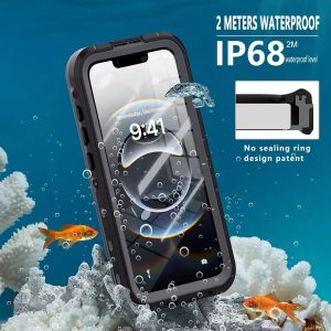 USP Apple iPhone SE (3rd & 2nd Gen) and iPhone 8/7 Waterprooof Case - Black, Military-Grade, Shockproof, Scratch Resistant, Durable, 3 Year Warranty