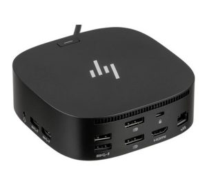 HP Dock G2 USB-C Universal Docking Station - 100W Power Delivery 3xDisplays or 2x4K 2xDP 1xHDMI 4xUSB-A 1xUSB-C RJ45 Audio Combo for HP Notebook PC