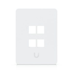 Ubiquiti Universal Paintable Keystone Wall Plate, 4-Pack, Universal Keystone Wall Plate, Paintable Cover For Clean, Customizable Finish.