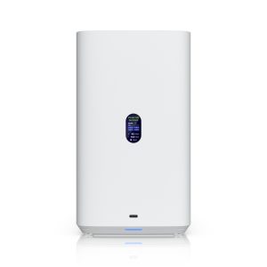 Ubiquiti UNAS 4, White, UniFi Network Storage (4)2.5/3.5' HDD Bays,(2)M.2 NVMe SSD Cach Slot,2.5 GbE, USB-C Connect, PoE+++ Adapter, Compact Footprint