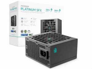 DeepCool PS1000P 1000W Gamer Storm SFX Full Japanese Electroyltic Capacitors Cybenetics Platinum/PPLP 115V Platinum