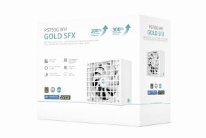 DeepCool PS750G WH 750W Gamer Storm SFX ,Full Japanese Electrolytic Capacitors, Cybenetics Platinum /PPLP Gold, Fluid Dynamic Bearing