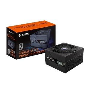 Gigabyte GP-AE1000PM PG5 1000W PSU Power Supply, ATX 60-50 Hz 1000W 120mm Fan 80 PLUS Platinum >100,000 hours