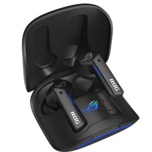 ASUS ROG Cetra True Wireless SpeedNova Black, Dual-Mode, Bone-Conduction AI Microphones, Up to 46-hour battery life, Hybrid Multipoint