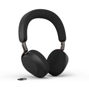 Jabra Evolve3 75, UC Stereo Black Bluetooth ANC Headset, Link390A BT, USB-A