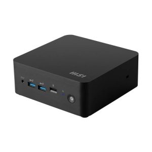MSI Cubi NUC 1M-016BAU miniPC barebone, Black Intel Core 5-120U DDR5 2*M.2 2*HDMI *TBT 2 LAN/Wifi6E Card Reader Switch Cabl 3Y