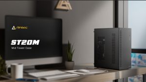 Antec ST20MVPA55AU, mATX/ITX Mid Tower, USB3.0, 265mm GPU, 150mm CPU, 1x120mm fan, 275x180x352mm, Pre-installed 550W power supply