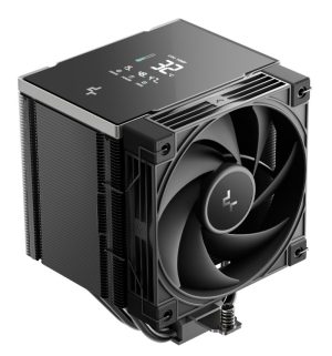DeepCool AK500 G2 DIGITAL NYX AI Dynamic Adjustment CPU Cooler, Digital Display, 5 Heat Pipes, 4-pin PWM, Intel LGA1851/1700/1200/115x, AMD AM5/AM4