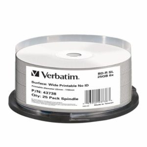 Verbatim Blu-Ray BD-R 25pk 25GB, 6x, Spindle