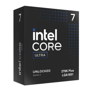 Intel Core Ultra 7 processor 270K Plus LGA1851 (36M Cache, up to 5.50 GHz)(15th Gen), Integrated Graphics Please note: No CPU Cooler Included