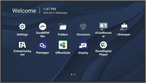 ViewSonic CDE4330 43' 4K Presentation Display Wireless presentation, Single USB-C cable for 65W, 24/7 video playback, Remote device management, ProAV