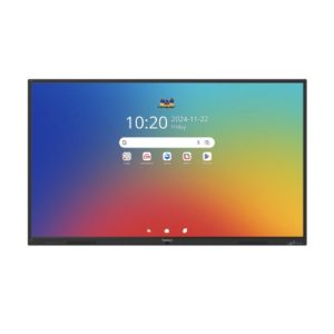 ViewSonic IFP7535-1-1C is a 75-inch EDLA-certified interactive ViewBoard, Android 16, 4K UHD resolution, 64-point multi-touch, 8GB RAM, and 128GB stor