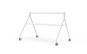 Yealink Floorstand for MeetingBoard 86' with Tray,Perfect fit for Yealink MeetingBoard 86',Wheeled for easy transport Stable, White, EOS