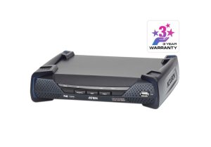 Aten 4K HDMI Single Display KVM over IP Receiver with Power over Ethernet, power adapter not included