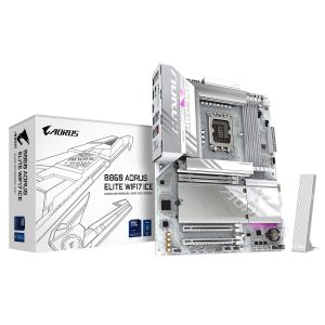 (LS) Gigabyte M/B B860 A ELITE WF7 ICE 1.0, Intel ® B860, 4 x DDR5 up to 256 GB, 2x HDMI, 3 x PCI Express x16, 3 x M.2, 4 x SATA, 6 x USB 3.2