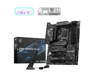 MSI Z890 GAMING PLUS WIFI Motherboard, 4x DDR5 256GB, 3x PCI-E x 16, 1x PCI-E x 1, 4x M.2, 4x SATA 6G, 3x USB 3, 2x USB-C, 4 x USB 2