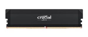 Crucial Pro 16GB (1x16GB) DDR5 UDIMM 6400MHz CL32 Black Heat Spreader Support Intel XMP AMD Ryzen Desktop PC Gaming Memory Tray