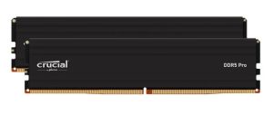 Crucial Pro 96GB (2x48GB) DDR5 UDIMM 5600MHz CL46 46-45-45 1.1V Black Heat Spreader Support Intel XMP AMD Ryzen Desktop PC Gaming Memory