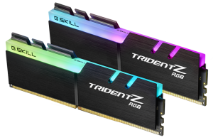 G.SKILL F4-3600C18D-32GTZR 32GB (2 x 16GB)/ PC4-28800 / DDR4 3600 Mhz/ Timings 18-22-22-42/ Voltage 1.35V/ Trident Z RGB