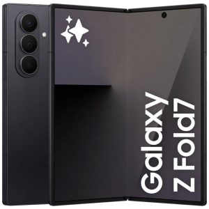 Samsung Galaxy Z Fold7 5G 256GB - Jet Black *AU STOCK*, 8.0', QXGA+, 120Hz, 12GB/256GB, 200MP/10MP, Single+ eSIM, 4400mAh, 2 Years Warranty