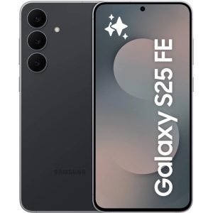 Samsung Galaxy S25 FE 5G 128GB EE - Jet Black *AU STOCK*, 6.7', Full HD+, 120Hz, 8GB/128GB, 50MP/12MP, Single+ eSIM, AI, 4900mAh, 2 Years Warranty