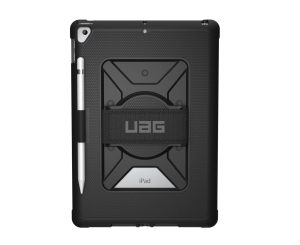 UAG Metropolis Apple iPad (10.2') (9th/8th/7th Gen) with Handstrap Rugged Case - Black (12191LB14040), DROP+ Military Standard, 1 Year Warranty