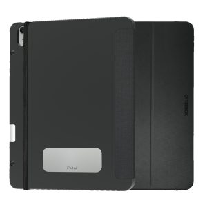 OtterBox React Folio Apple iPad Air (13') (M3/M2) (7th/6th Gen) Case Black - (77-95351),DROP+ Military Standard, Pencil Holder,7 Years Warranty