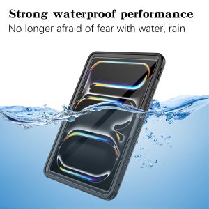 USP Apple iPad Pro (11') (M5/M4) (6th/5th Gen) WaterProof Case Black - IP68, Reliable & Durable, Drop Protection, Pen Holder, 3 Years Warranty