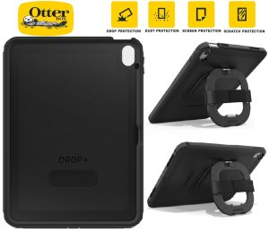 OtterBox Defender Apple iPad (11.0') 11th Gen (A16) / iPad 10th Gen (10.9') Case Black-No Retail Packaging-(77-90431),7 Years Warranty